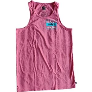 Maui and Sons Men's Pink Tank Top